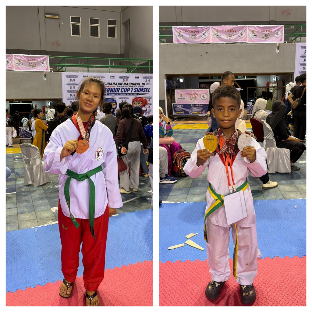 Dua Siswa SD Santa Agnes Belinyu Sabet Juara Nasional Taekwondo, Bawa Bangka Belitung ke Peringkat Tiga Besar