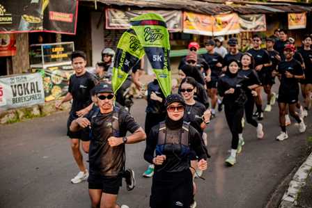 Yamaha Jawa Barat Gelar Fun Run 5K di Sukabumi, Padukan Olahraga dan Skuter Premium Grand Filano