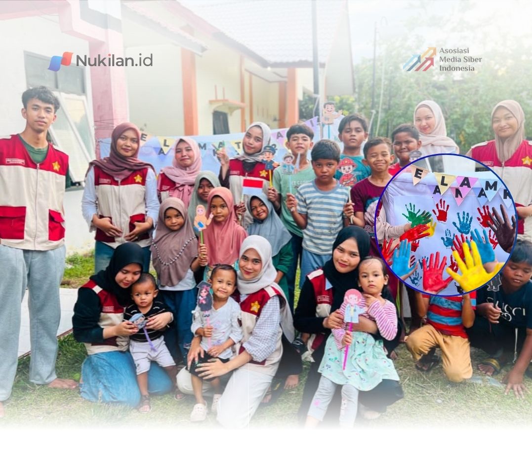 Mahasiswa KKN USK Ajak Anak-Anak Pidie Membaca Nyaring dan Cap Tangan, Peringati Hari Anak Nasional 2026