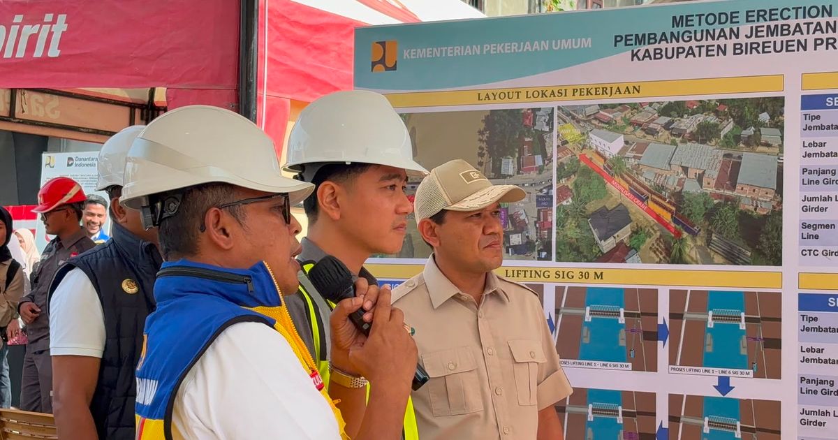 Wapres Gibran Tinjau Pembangunan Jembatan Kuta Blang di Bireuen, Pemerintah Siapkan Rp 100 Triliun untuk Rehabilitasi Pascabencana Sumatra