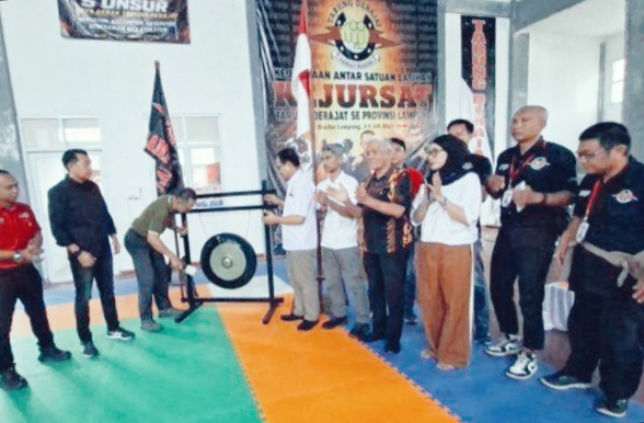 KONI Lampung Gelar Kejuaraan Tarung Derajat Antarsatlat Se-Lampung, Target PON 2028