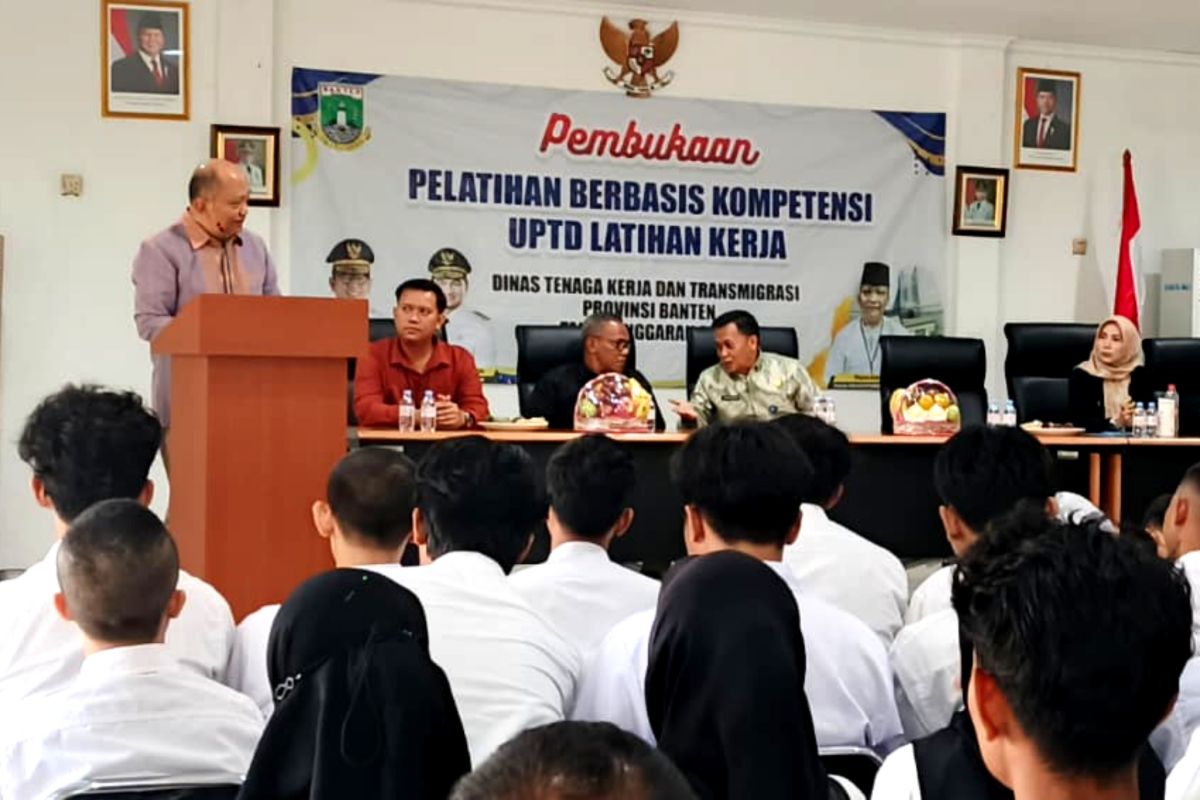 Disnakertrans Banten Buka Pelatihan Kerja Gelombang Pertama 2026, 96 Calon Peserta Siap Ikuti Enam Program Kejuruan