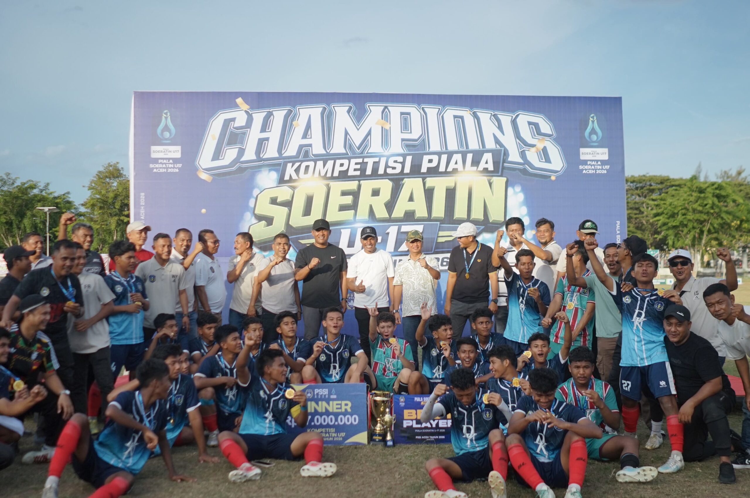 Persada Abdya Juara Piala Soeratin U-17, Gol Injury Time Muhammad Zaky Bawa Tim Wakili Aceh ke Tingkat Nasional