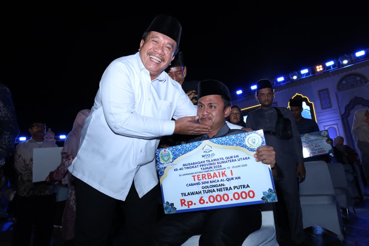 Bupati Asahan Apresiasi Kafilah yang Bawa 24 Piala dan Hadiah Umrah di MTQ Sumut