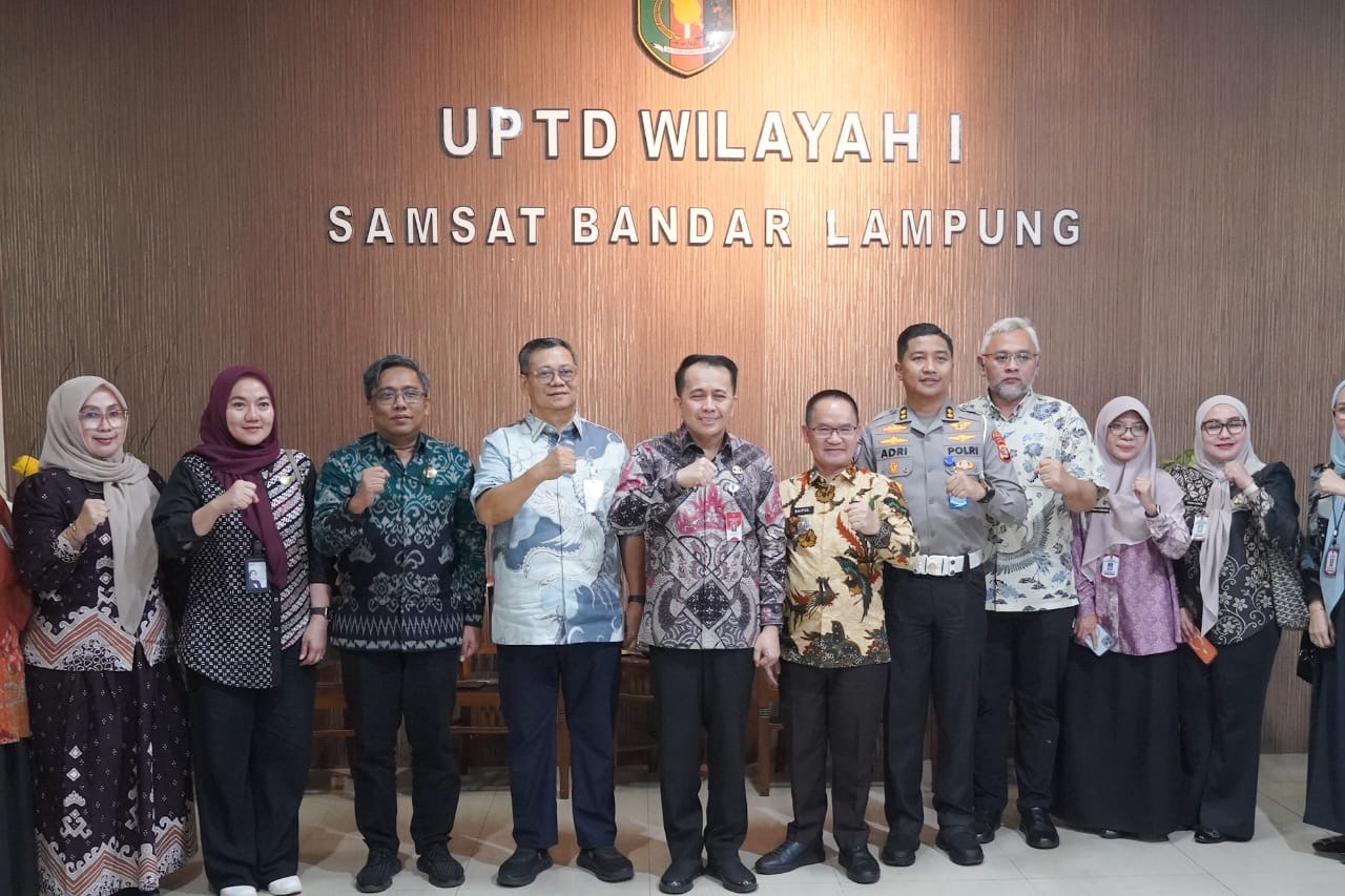 Direktur Operasional Jasa Raharja Tinjau Samsat Rajabasa Bandar Lampung, Dorong Integrasi Layanan dan Peningkatan Pendapatan Daerah