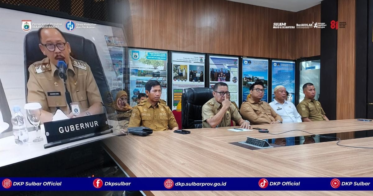 Gubernur Sulbar Suhardi Duka Tekankan Disiplin ASN Usai Rakor dengan Menteri di Jakarta, Kepala DKP Langsung Gelar Evaluasi Internal
