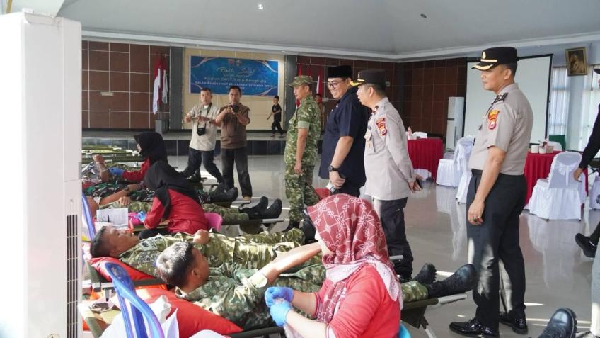 Pj Sekda Kota Bengkulu Medy Pebriansyah Apresiasi Bakti Sosial Kodim 0407 di HUT Kodam XXI/Radin Inten, Ada Donor Darah hingga Sembako