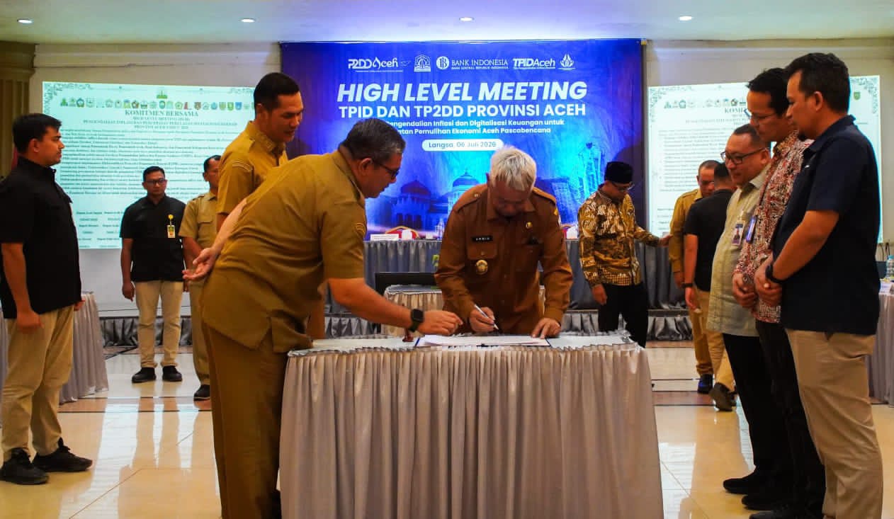 BI dan Pemprov Aceh Sepakati 5 Langkah Strategis Kendalikan Inflasi dan Percepat Digitalisasi di 23 Kabupaten/Kota