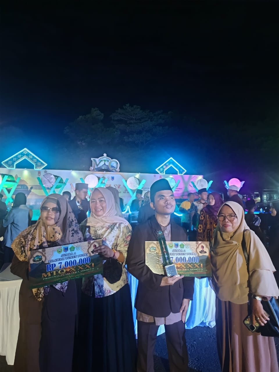 Lahat Ukir Sejarah Juara Umum MTQ XXXI Sumsel, Kalahkan Palembang dan Ogan Ilir dengan 601 Poin
