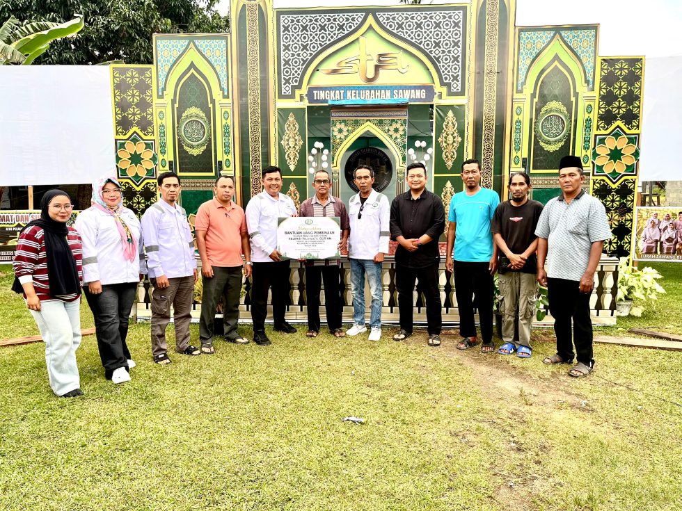 PT Tridaya Satya Lestari Sejahtera Salurkan Dana Pembinaan dan Motivasi untuk Peserta STQ Kelurahan Sawang di Karimun