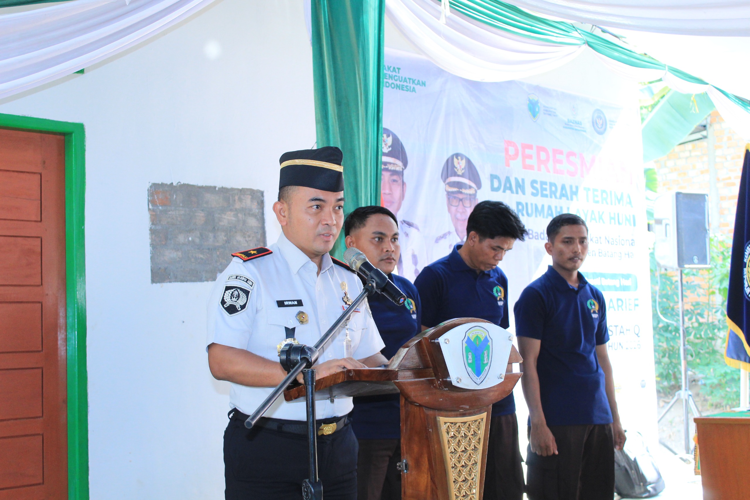 Kanwil Ditjenpas Jambi Resmikan Bedah Rumah ke-6 di Muara Bulian, 10 Warga Binaan Ikut Bangun Hunian Layak