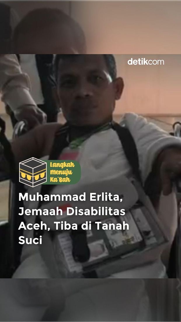 PNS Disabilitas Asal Aceh Selatan Akhirnya Berangkat Haji Setelah Menanti 14 Tahun, Istri Setia Dampingi