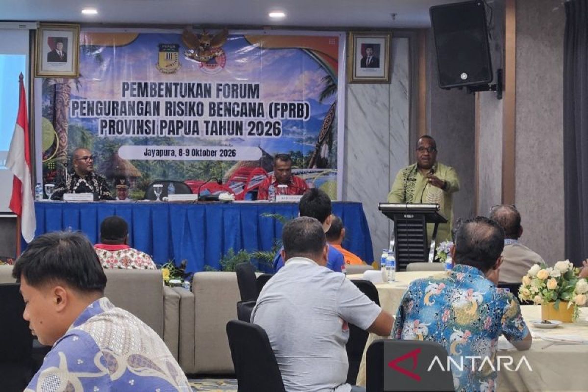 Pemprov Papua Bentuk FPRB, Libatkan Relawan hingga Akademisi Perkuat Kesiapsiagaan Bencana