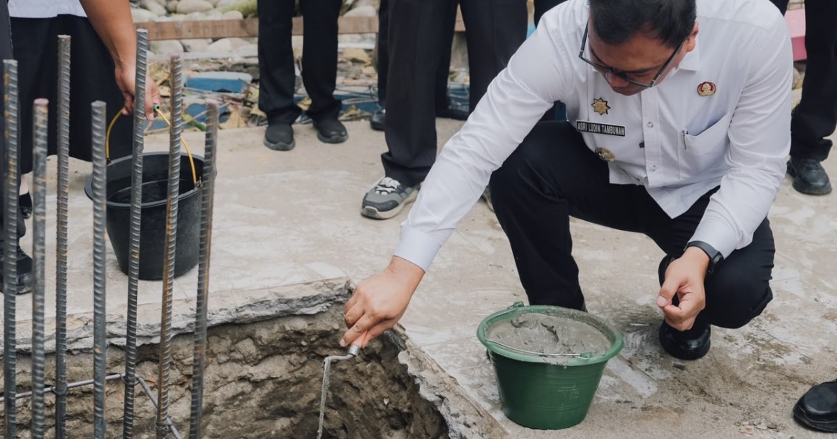 Bupati Deli Serdang Pasang Target 120 Hari untuk Rampungkan Ruang Kelas Baru SDN Karang Anyar