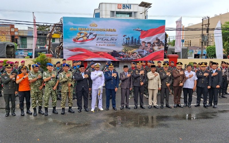 Kapolres Tarakan AKBP Erwin S. Manik Pimpin Upacara HUT Bhayangkara ke-80, Sebut Lima Arahan Presiden Soal Profesionalitas Pelayanan