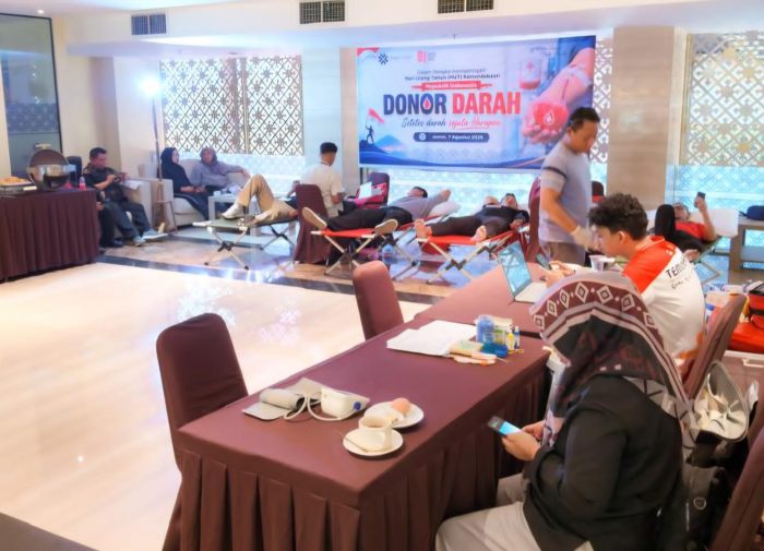 Bela Hotel Ternate Kumpulkan 18 Kantong Darah di HUT ke-81 RI, Aksi Sosial Rutin Tiap 3 Bulan