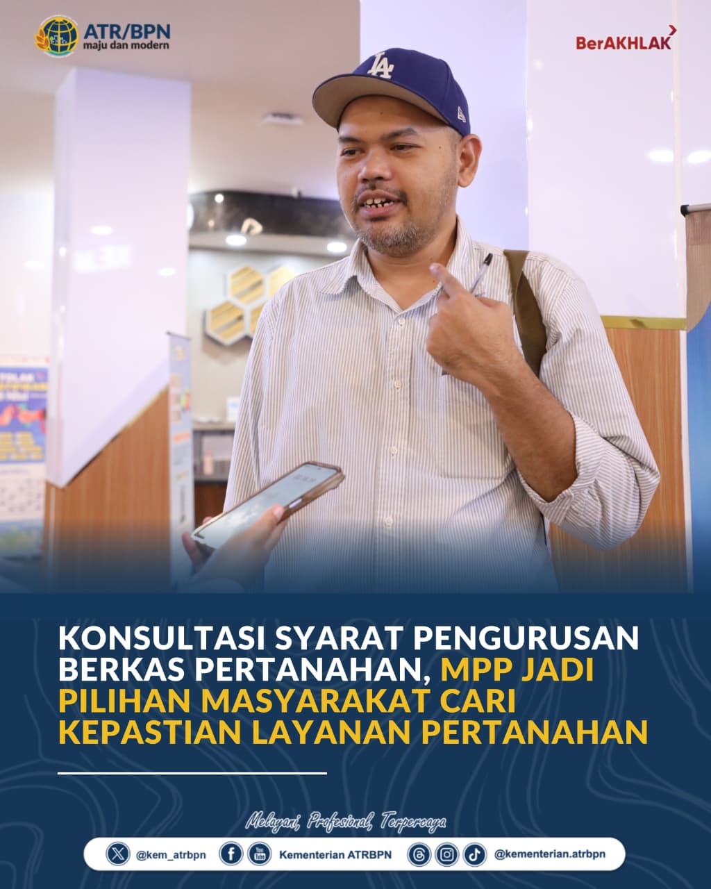 Warga Tangerang Manfaatkan Layanan Konsultasi Pertanahan di MPP, Antrean Berkas Sertifikat Tanah Kini Lebih Pasti