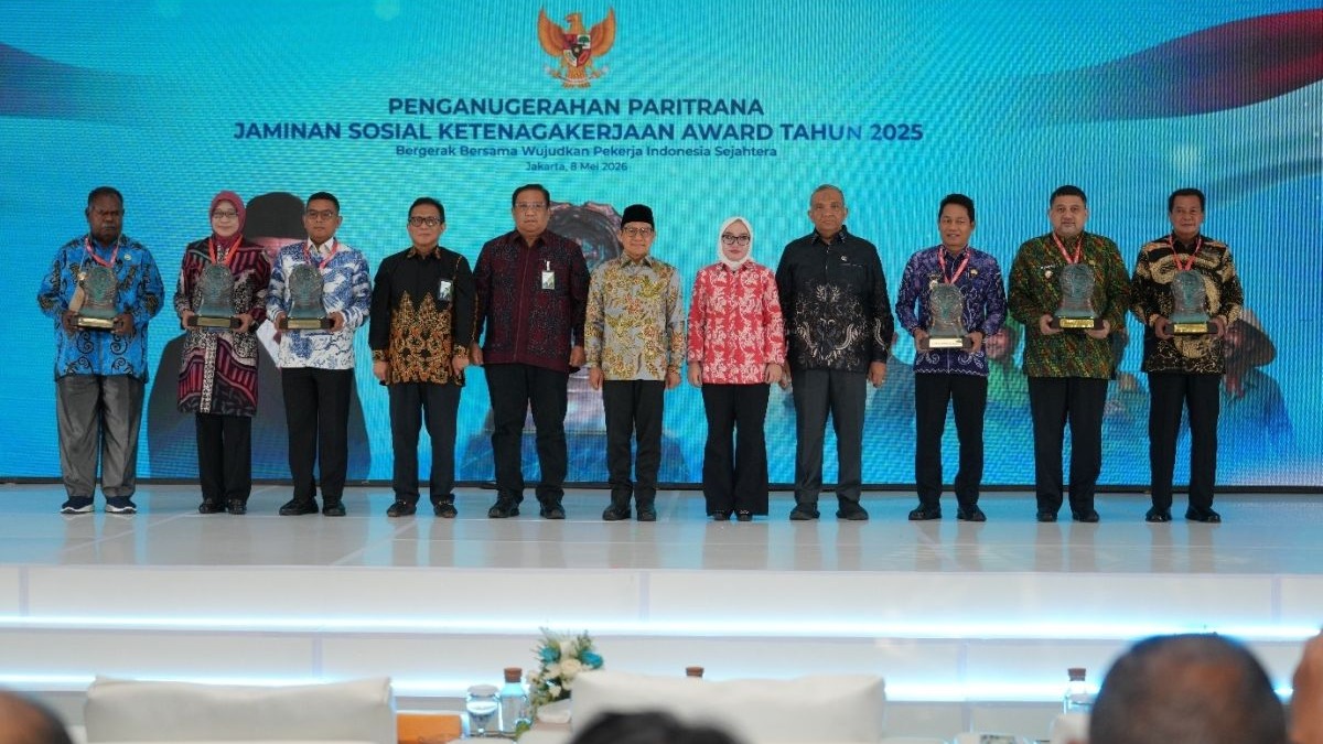 Pemprov Banten, Kabupaten Tangerang, dan Desa Panongan Borong Penghargaan Paritrana Award 2025 dari BPJS Ketenagakerjaan