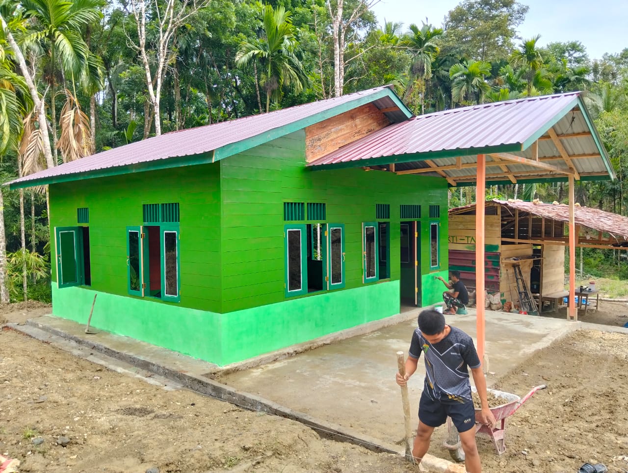 Program RTLH di Nias Utara Hampir Rampung, Rumah Sakharina Zalukhu Sentuh Progres 97,25 Persen