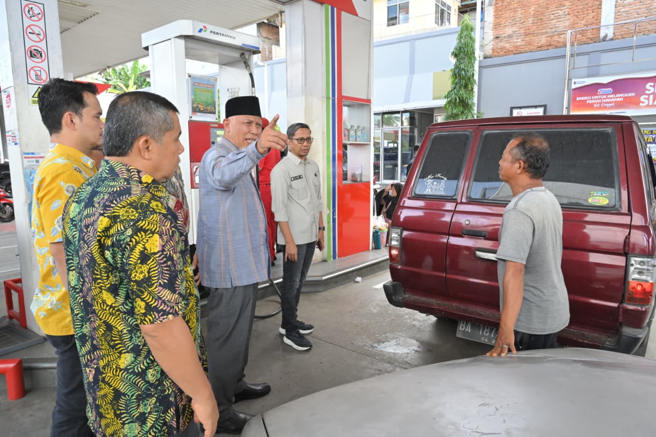 Gubernur Sumbar Temukan Transaksi Anomali di SPBU Tanah Datar dan Solok, Diduga Pelangsiran BBM Subsidi Masih Terjadi