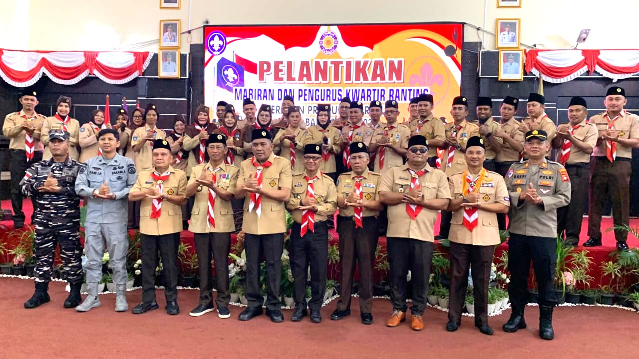 Ketua Harian Kwarda Kepri Lamidi Lantik Pengurus Mabiran dan Kwarran Pramuka Karimun Masa Bakti 2026–2029