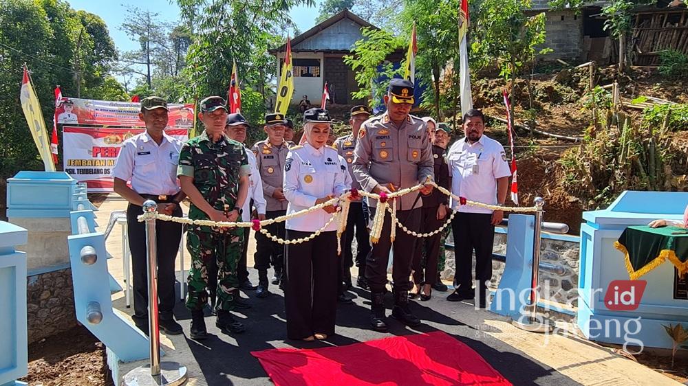 Bupati Kendal Resmikan Revitalisasi Jembatan Merah Putih Presisi di Patean, Targetkan Dorong Distribusi Pertanian