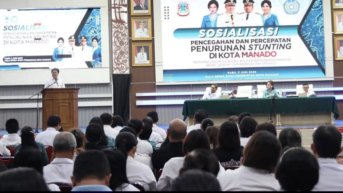 Pemkot Manado Perkuat Intervensi Stunting dari 1.000 Hari Pertama Kehidupan hingga Remaja, Targetkan Generasi Unggul