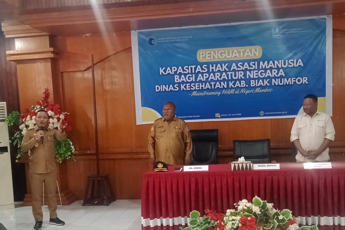 Pemkab Biak Numfor Perkuat Pelayanan Kesehatan Berbasis HAM, ASN Dinas Kesehatan Jadi Garda Depan