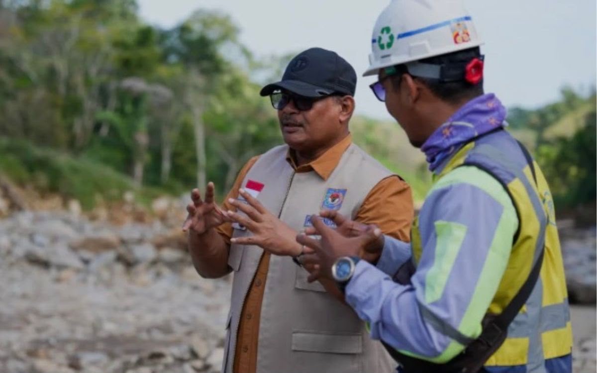 Keropos di Expansion Joint, Jembatan Panton Labu Aceh Utara Diperbaiki dengan Beton Fast Track