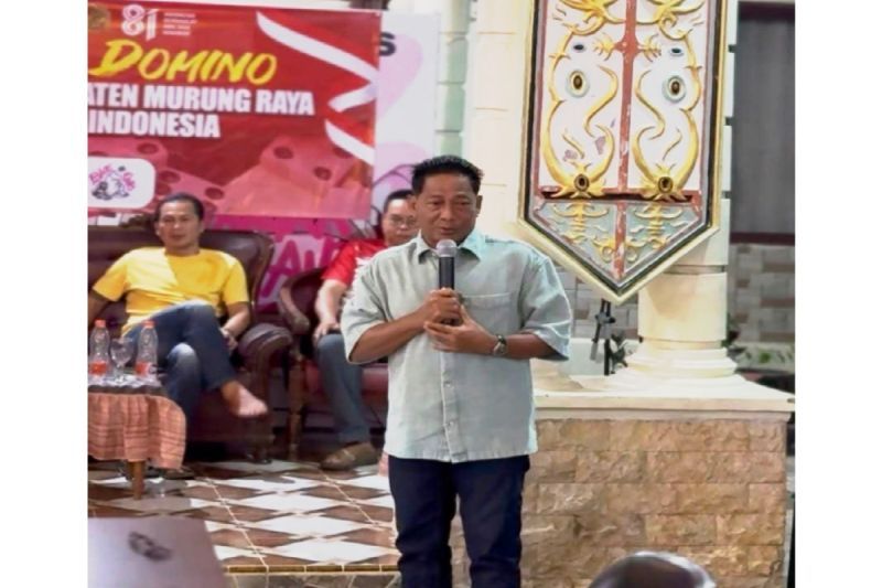 Bupati Murung Raya Heriyus Dukung Pembinaan Atlet Domino Lokal Lewat Mini Turnamen 32 Tim di Puruk Cahu