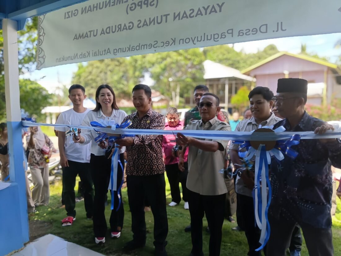 Wabup Nunukan Hermanus Resmikan Dapur MBG di Sembakung Atulai, Targetkan Pencegahan Stunting di Pedalaman