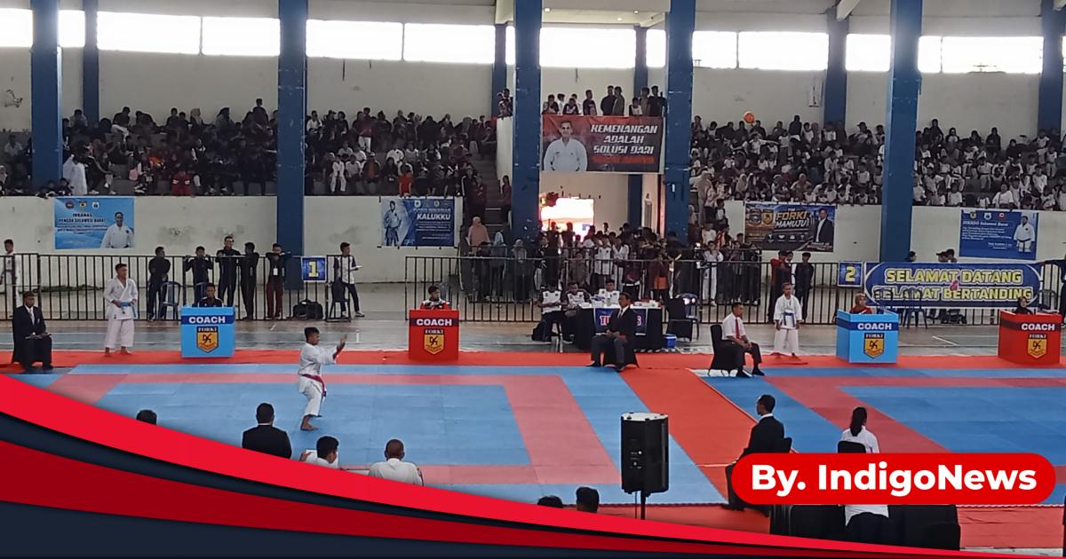 Piala Gubernur Karate Sulbar 2026 Resmi Dibuka, 600 Atlet dari 9 Perguruan Siap Bertarung di GOR Mamuju