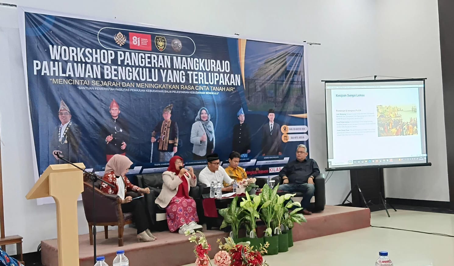 Zuriat Bangkahulu Tinggi Gelar Workshop Pangeran Mangkurajo di Bengkulu, Targetkan Buku Sejarah dan Pengakuan Pahlawan Daerah