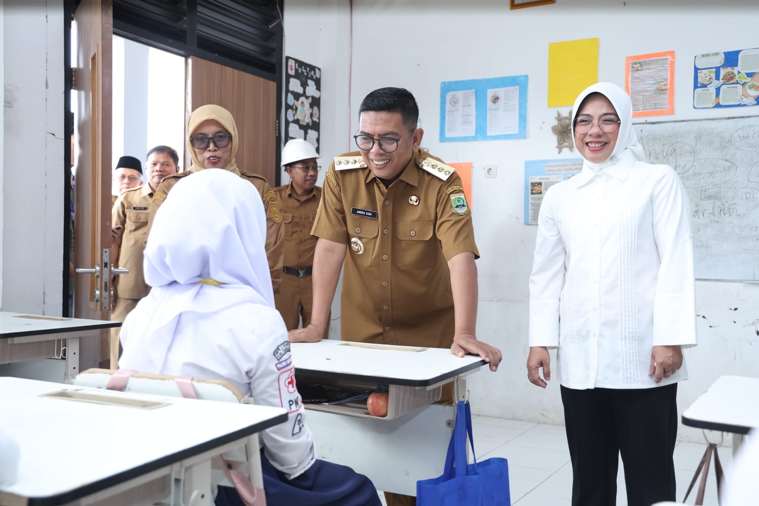 Gubernur Banten Andra Soni Tinjau Pembangunan 12 Ruang Kelas Baru di SMA Negeri 30 Kabupaten Tangerang, Target Rampung Akhir 2026