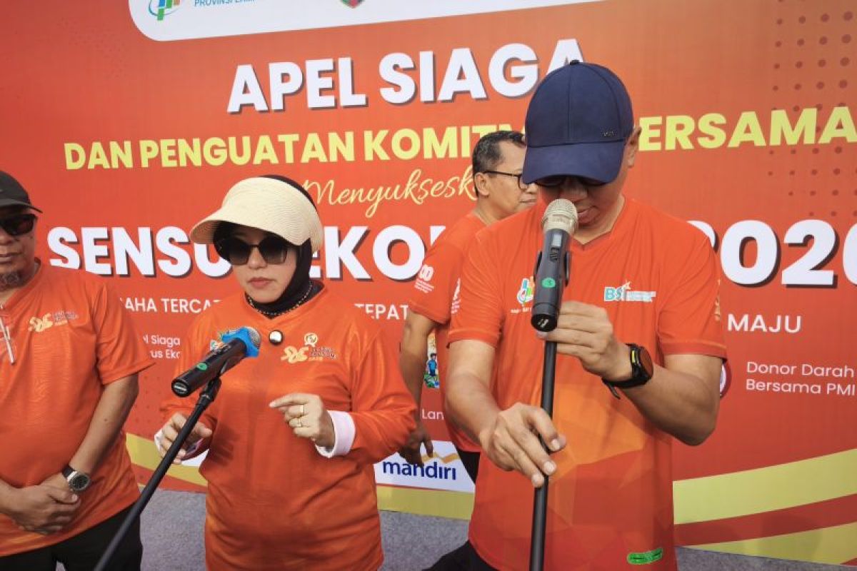 Kepala BPS Ajak Warga Lampung Sukseskan Sensus Ekonomi 2026, Gubernur Jadi Responden Pertama
