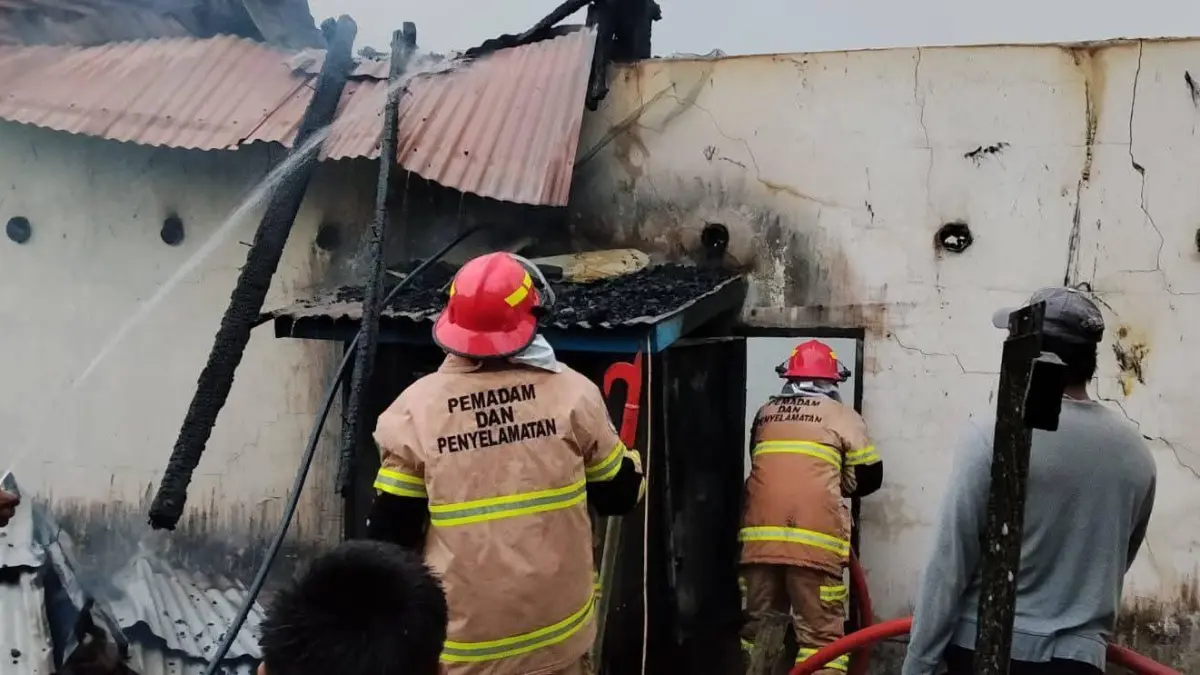 Rumah Walet di Nunukan Selatan Terbakar, Kerugian Capai Ratusan Juta Rupiah