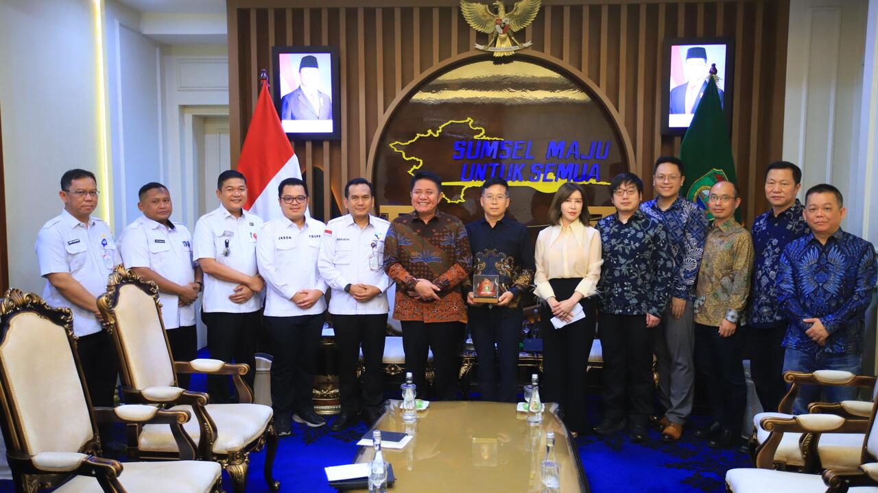 Gubernur Sumsel Herman Deru Sambut Investor China Bangun PLTA di OKU Selatan, Target Perkuat Ketahanan Listrik Regional