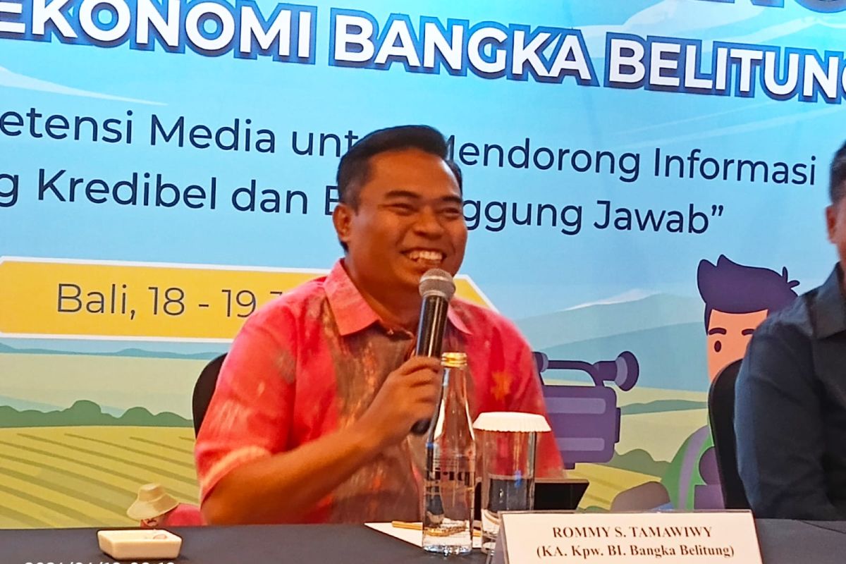 Inflasi Tahunan Bangka Belitung Juni 2026 Tercatat 2,92 Persen, Terendah Ketujuh se-Indonesia