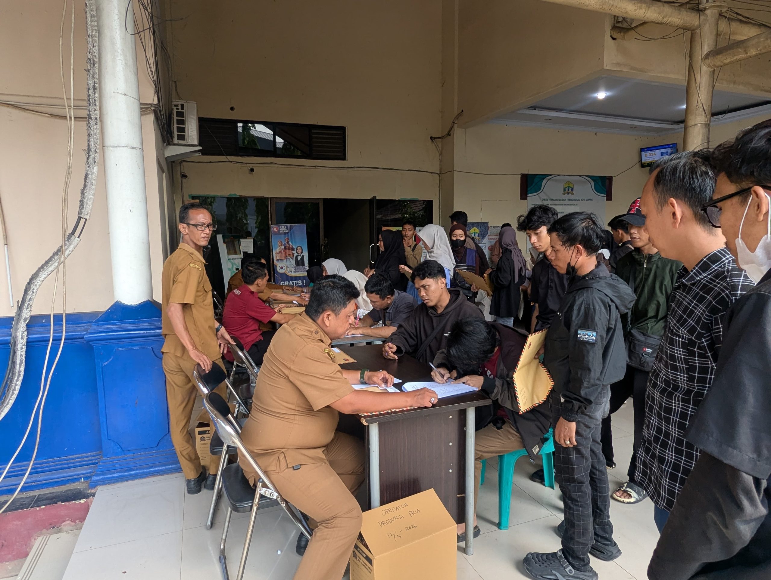 48 Lowongan Kerja di Perusahaan Baru Kasemen Diserbu Ribuan Pelamar, Banyak yang Datang dari Luar Kota Serang