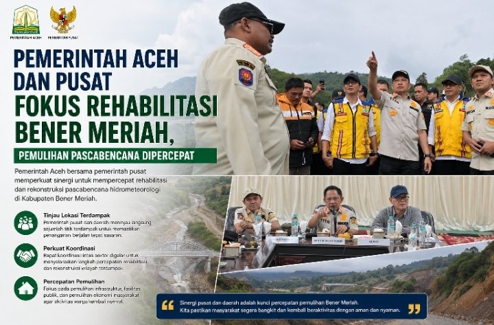3 Fokus Percepatan Rehabilitasi Pascabencana di Bener Meriah: Jembatan Rusak, Infrastruktur, dan Akses Warga