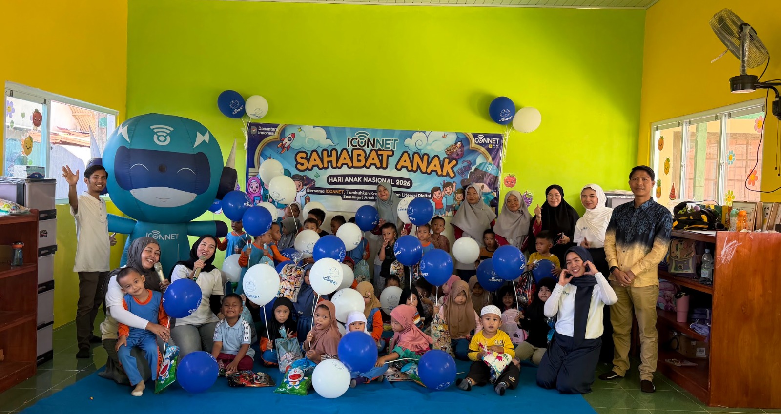 PLN Icon Plus Edukasi Internet Sehat ke 45 Siswa TK di Bangka Tengah Sambut Hari Anak Nasional