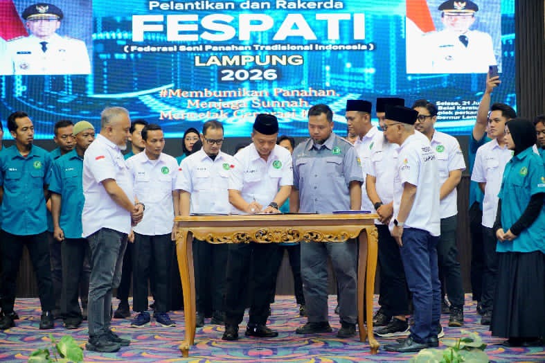 Bupati Pringsewu Riyanto Pamungkas Resmi Pimpin FESPATI Provinsi Lampung, Targetkan Pusat Prestasi Panahan Tradisional
