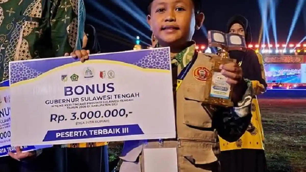 MTQ XXXI Sulteng 2026 Berakhir, Kota Palu Juara Umum dengan 241 Poin, Morowali di Peringkat Kedua