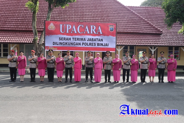 Polres Binjai Mutasi Empat Pejabat Sekaligus, Termasuk Kasat Reskrim dan Kasat Lantas