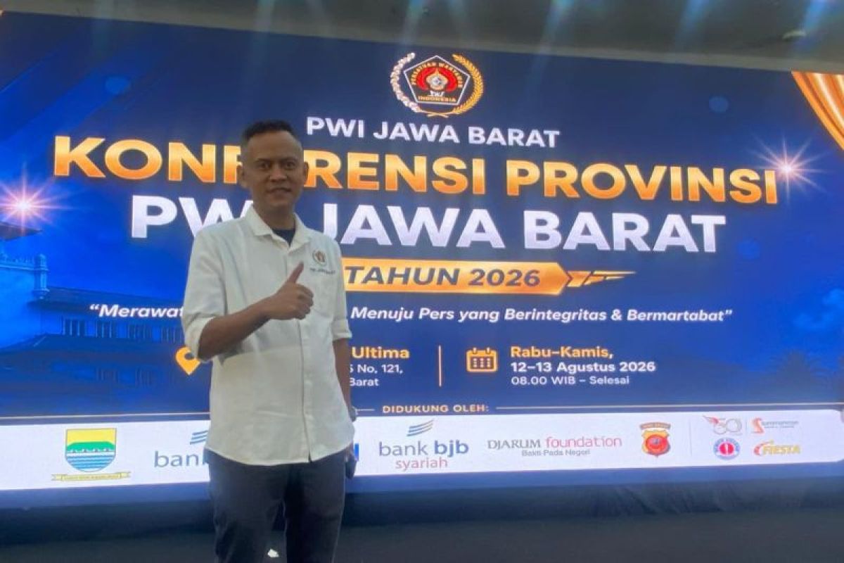 Tantan Sulthon Bukhawan Menang Telak di Konferensi PWI Jawa Barat, Raih 444 Suara Ungguli Hardiansyah