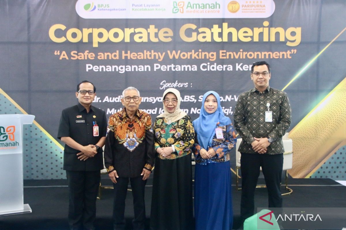 RS Amanah Medical Centre Banjarmasin dan BPJAMSOSTEK Latih Perusahaan Tangani Cedera Kerja, Ini Materinya