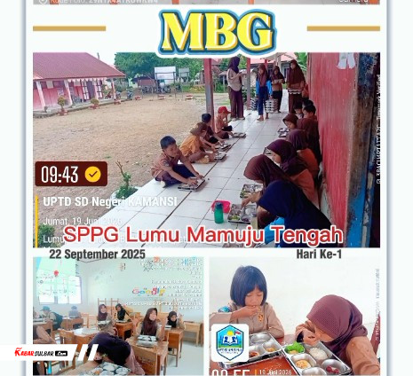 Jumat Berkah di Mamuju Tengah, SPPG Lumu Sajikan Menu MBG Bergizi untuk Ratusan Siswa Setiap Pekan