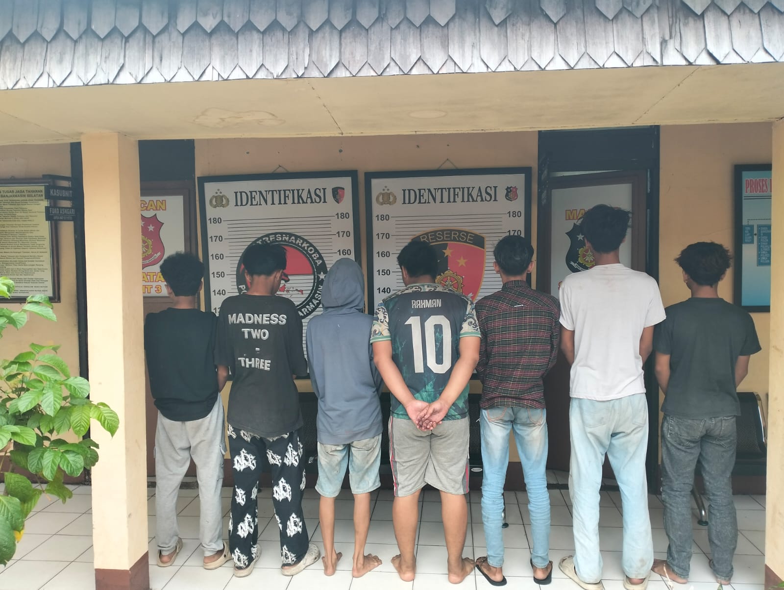 Tawuran Dua Kelompok Remaja di Gang Hariti Banjarmasin, Polisi Amankan Belasan Anak di Bawah Umur