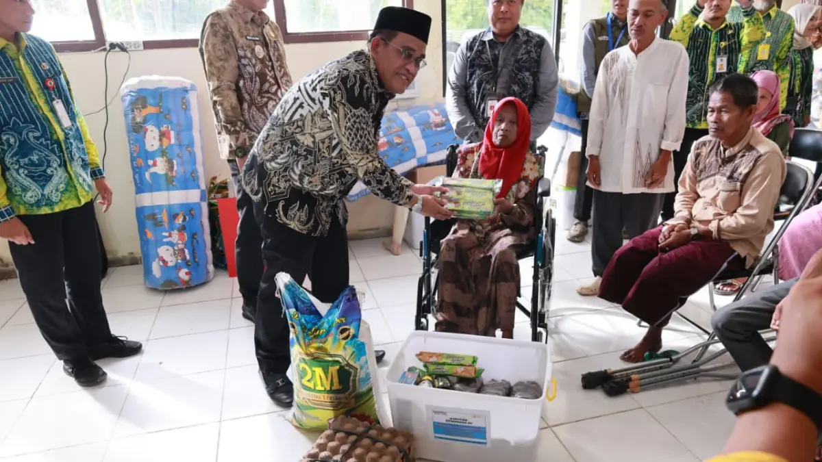 Dinsos HSU Resmi Tempati Kantor Baru, 134 Penyandang Disabilitas di Amuntai Terima Bantuan ATENSI dari Bupati