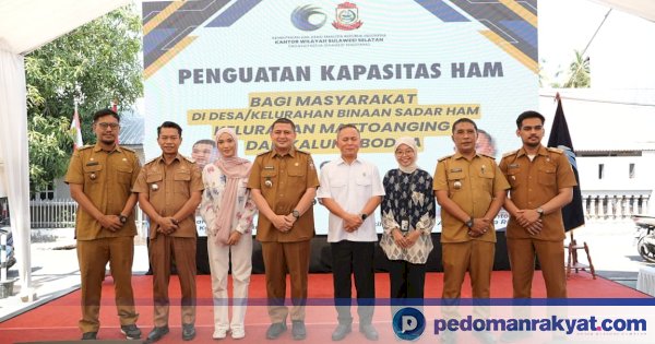 Kemen HAM Tunjuk Mattoanging dan Kaluku Bodoa Jadi Kelurahan Sadar HAM di Makassar, Wamen Harap Bisa Direplikasi ke 153 Kelurahan